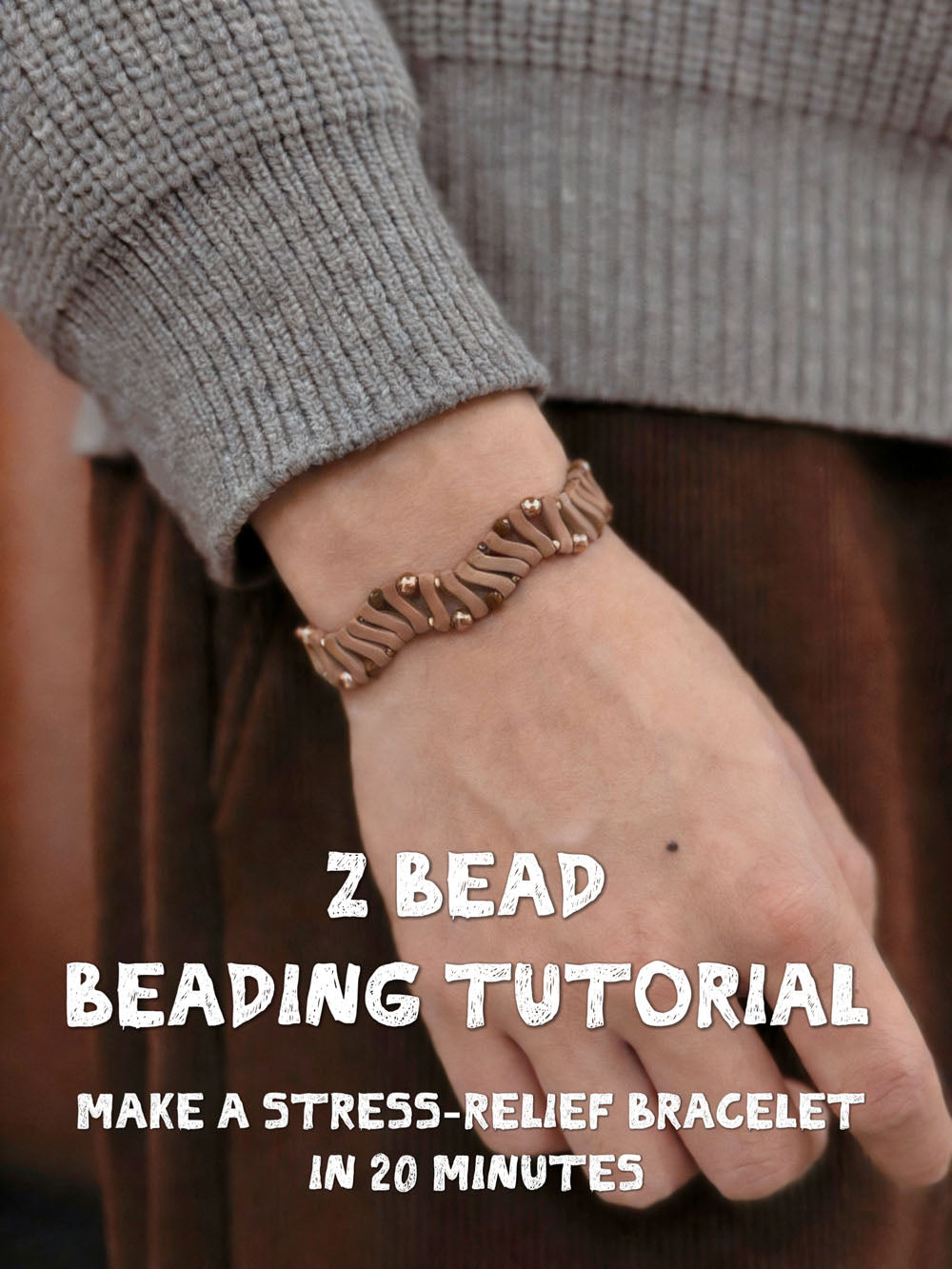 Z bead Beading Tutorial: Make stress-relief bracelet in 20 minutes