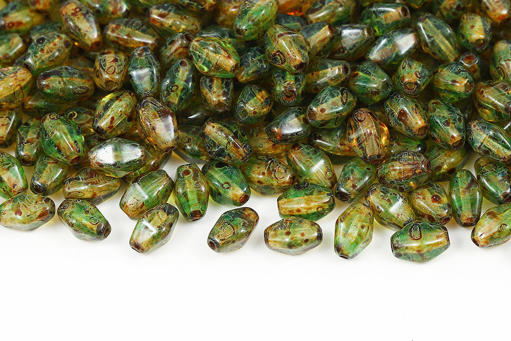8×6mm Long Bicone