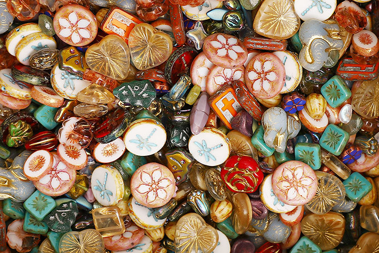 Czech Pressed Beads