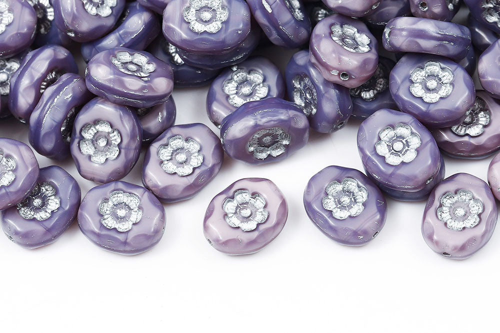 14×11mm Flowers Oval