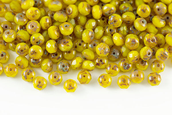 Firepolished Donuts Beads