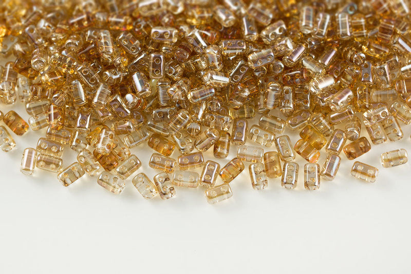 Rulla 5×3mm Crystal Celsian 2-Hole Czech Beads