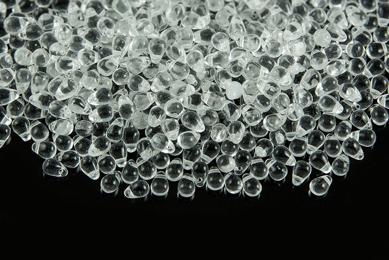 Drops 4×6mm Czech Glass Beads Col.00030