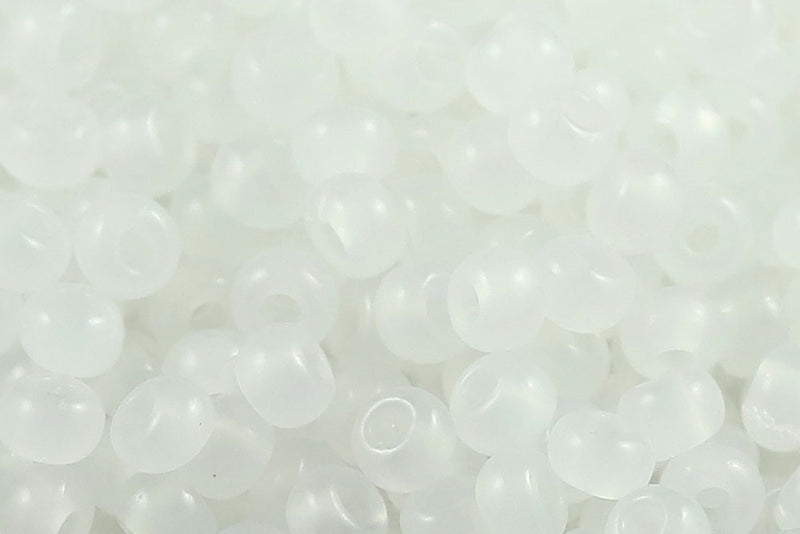 Preciosa Rocailles 8/0 Opal White col.02090