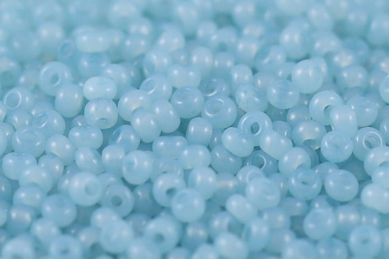 Preciosa Rocailles 11/0 Opal Dyed Dark Aquamarine col.02233