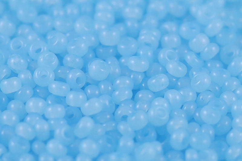 Preciosa Rocailles 11/0 Opal Dyed Aquamarine col.02234