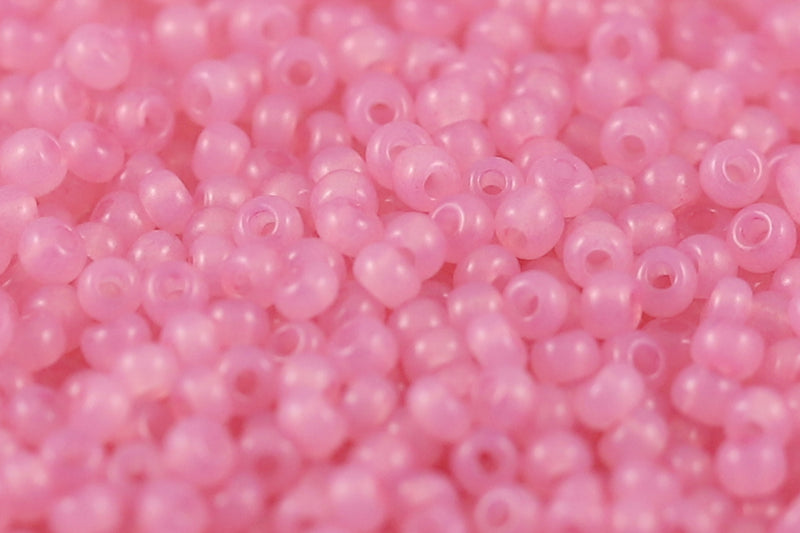 Preciosa Rocailles 11/0 Opal Dyed Dark Pink col.02293