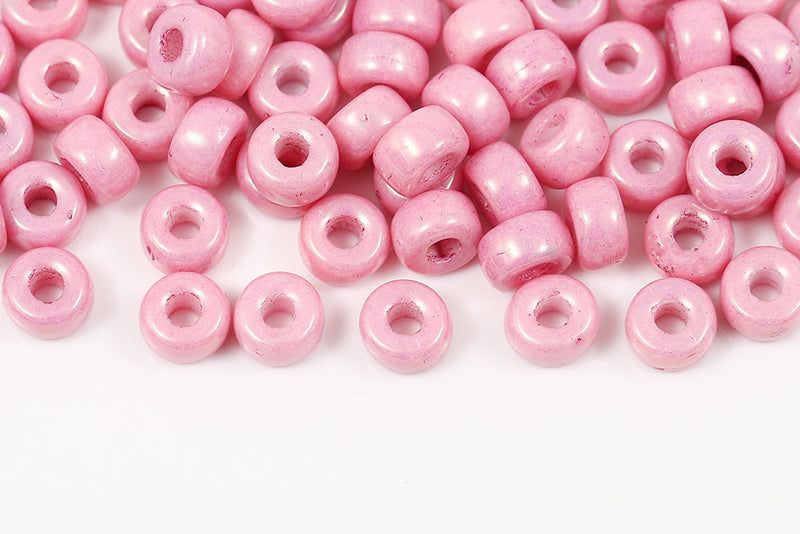 Matubo Round 2/0 Chalk Lila Luster Czech Seed beads