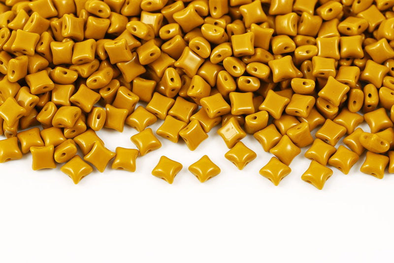 Wibeduo 8×8mm Loess 2-hole Czech Beads
