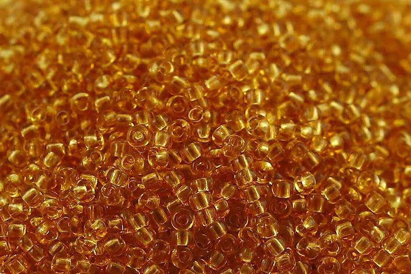 Preciosa Rocailles 11/0 Transparent Gold col.10050