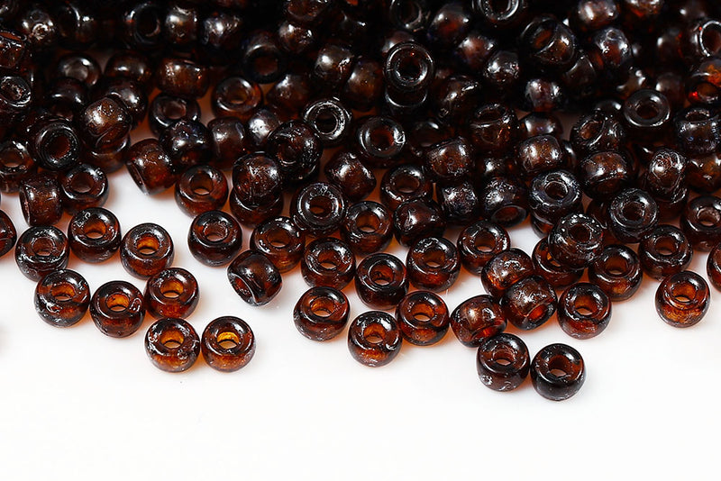 Matubo Round 2/0 Topaz Picasso Czech Seed beads