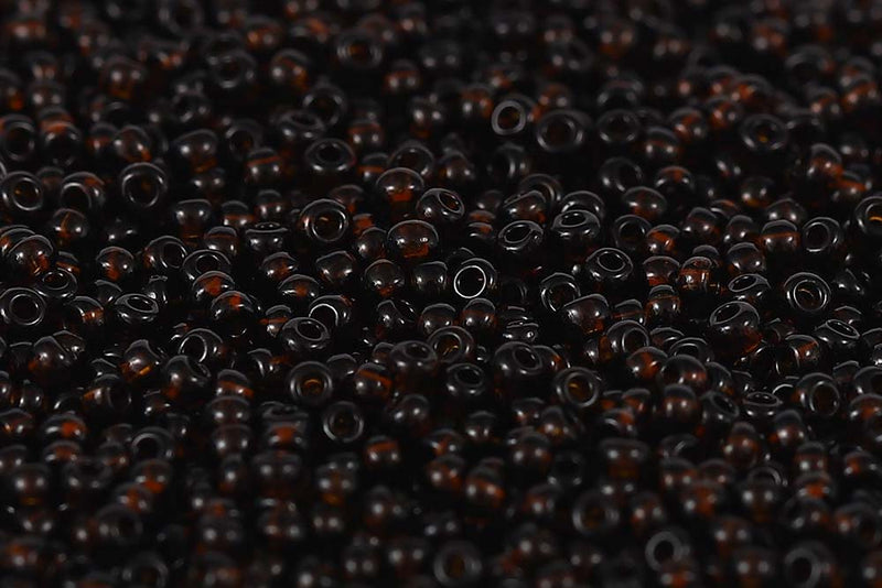 Preciosa Rocailles 11/0 Transparent Rootbeer col.10140
