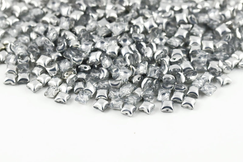 Wibeduo 8×8mm Crystal Labrador 2-Hole Czech Beads