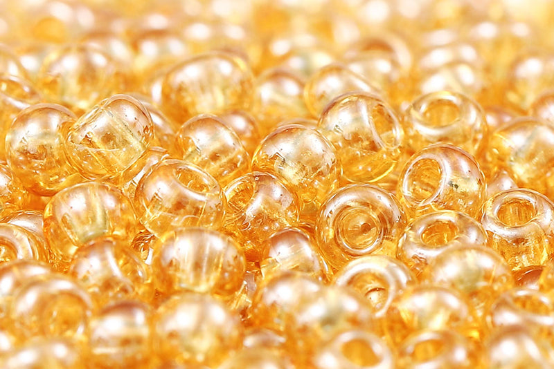 Preciosa Rocailles 6/0 Transparent Lt.Gold Luster col.16020