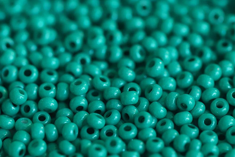 Preciosa Rocailles 10/0 Terra Intensive Turquoise Green col.16A58