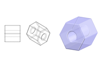 Preciosa 2-Cut 11/0 Transparent Rootbeer col.10140