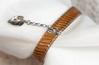 Z Beads 3×10mm Opaque Coral Red Violet Terracotta 2-Hole Czech Beads