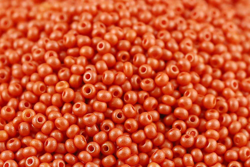 Preciosa Rocailles 11/0 PermaLux Bright Orange col.22004