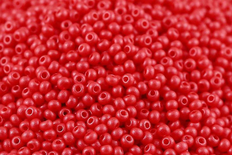 Preciosa Rocailles 11/0 PermaLux Crimson col.22008
