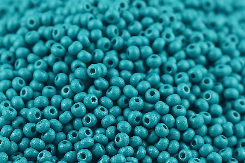Preciosa Rocailles 11/0 PermaLux Teal col.22018