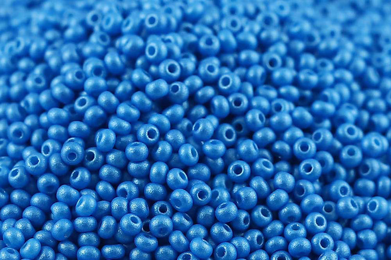 Preciosa Rocailles 11/0 PermaLux Neon Blue col.22019