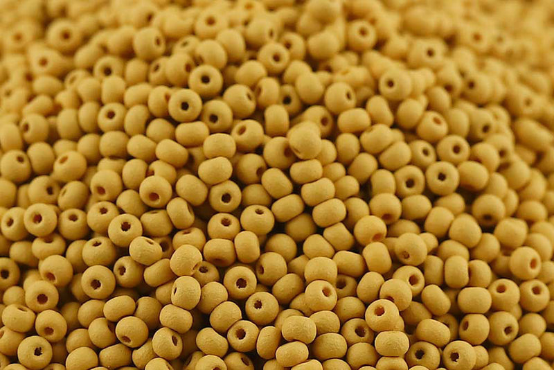 Preciosa Rocailles 11/0 PermaLux Dark Gold Matt col.22M03