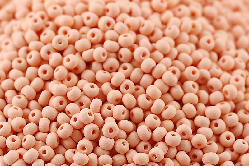 Preciosa Rocailles 11/0 PermaLux Deep Peach Matt col.22M05