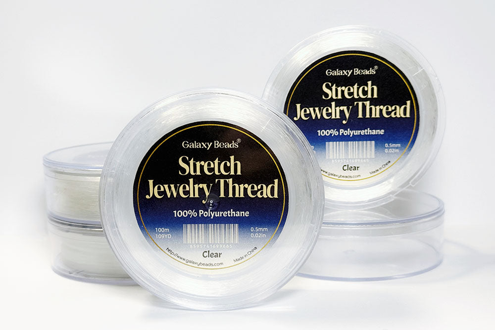 Galaxy Beading Elastic Thread Clear 100m Spool