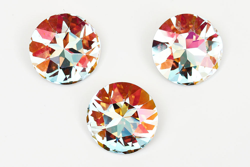 Galaxy Crystal Fancy Round Stone 27mm Crystal Cherry Blossom Rhinestone