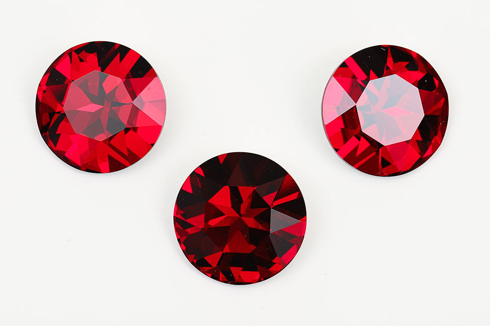 Galaxy Crystal Fancy Round Stone 27mm Siam Rhinestone