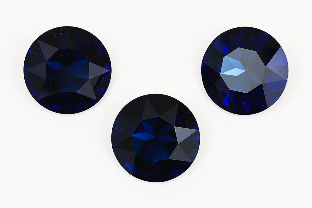 Galaxy Crystal Fancy Round Stone 27mm Montana Rhinestone