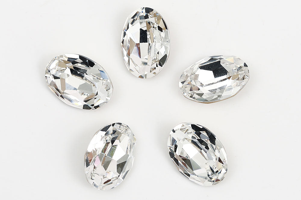 Galaxy Crystal Fancy Oval Stone Crystal Rhinestone Multi Size