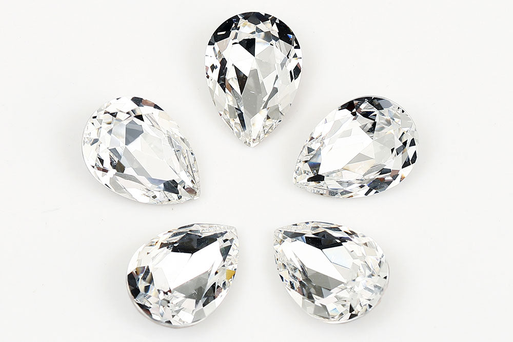 Galaxy Crystal Fancy Pear Stone Crystal Rhinestone Multi Size