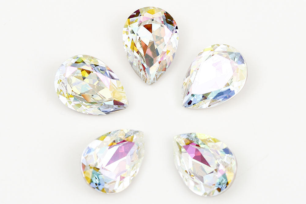 Galaxy Crystal Fancy Pear Stone Crystal Cherry Blossom‌ Rhinestone Multi Size