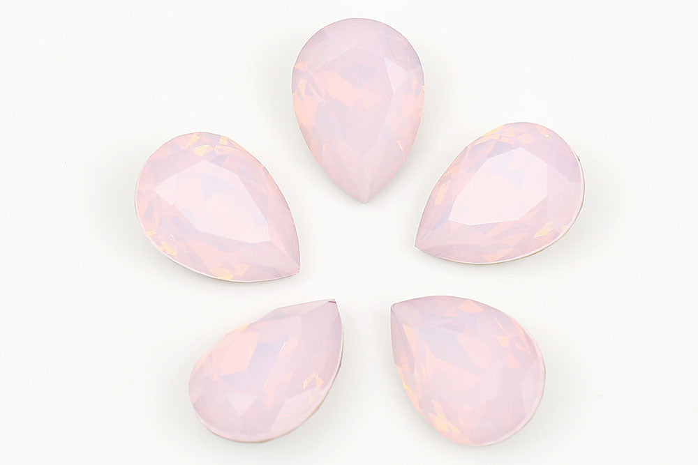 Galaxy Crystal Fancy Pear Stone Rose Opal Rhinestone Multi Size