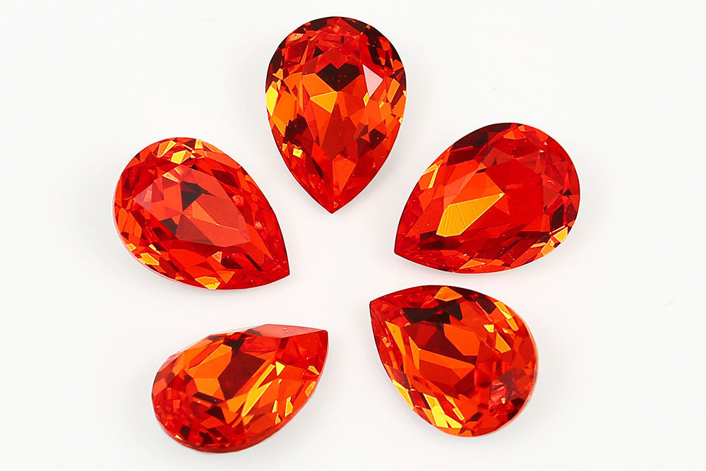 Galaxy Crystal Fancy Pear Stone Hyacinth Rhinestone Multi Size