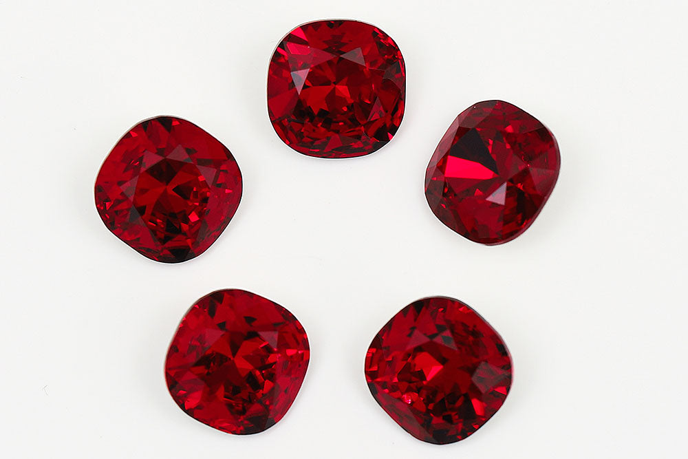 Galaxy Crystal Fancy Cushion Square Stone Siam Rhinestone Multi Size