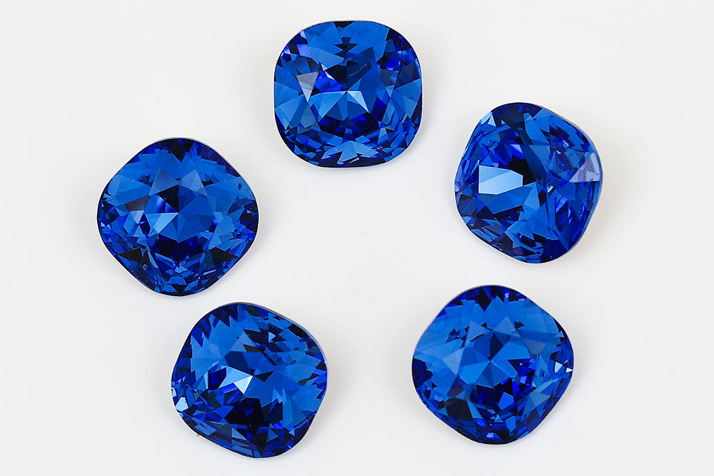 Galaxy Crystal Fancy Cushion Square Stone Sapphire Rhinestone Multi Size