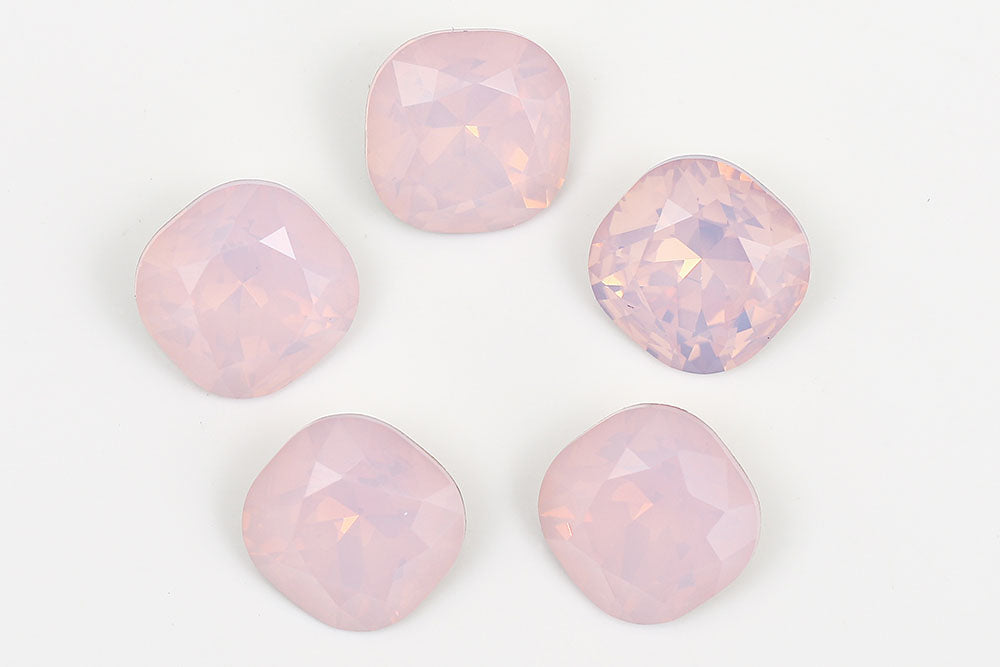Galaxy Crystal Fancy Cushion Square Stone Rose Opal Rhinestone Multi Size