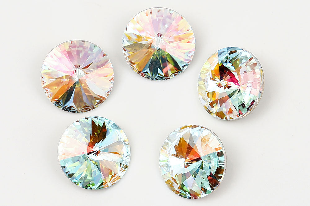 Galaxy Crystal Fancy Rivoli Stone Crystal Cherry Blossom Rhinestone Multi Size