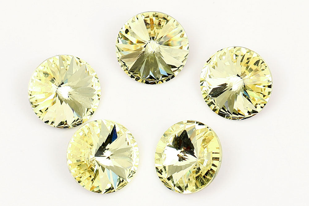 Galaxy Crystal Fancy Rivoli Stone Jonquil Rhinestone Multi Size