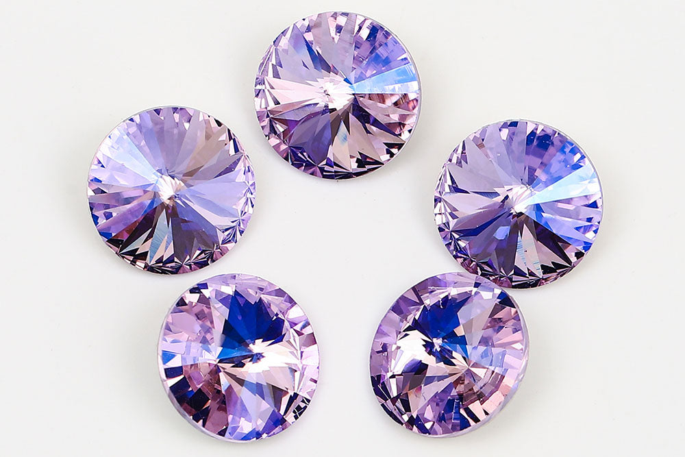 Galaxy Crystal Fancy Rivoli Stone Violet Moonlight Rhinestone Multi Size