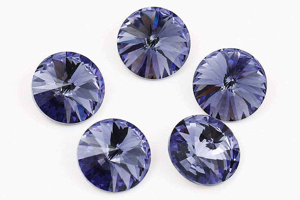 Galaxy Crystal Fancy Rivoli Stone Tanzanite Rhinestone Multi Size