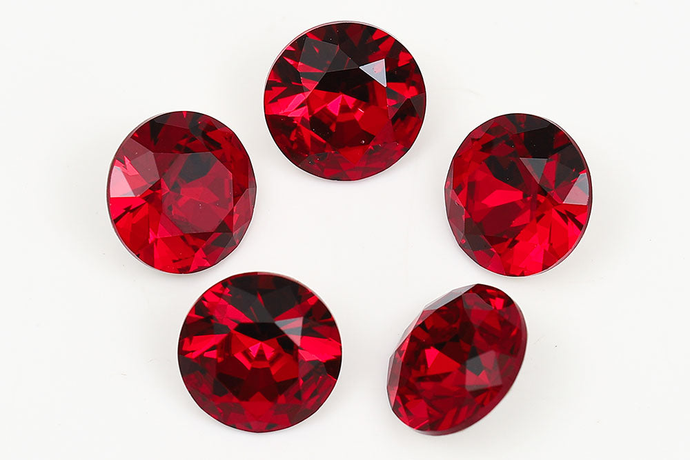 Galaxy Crystal Fancy Round Stone Siam Rhinestone Multi Size