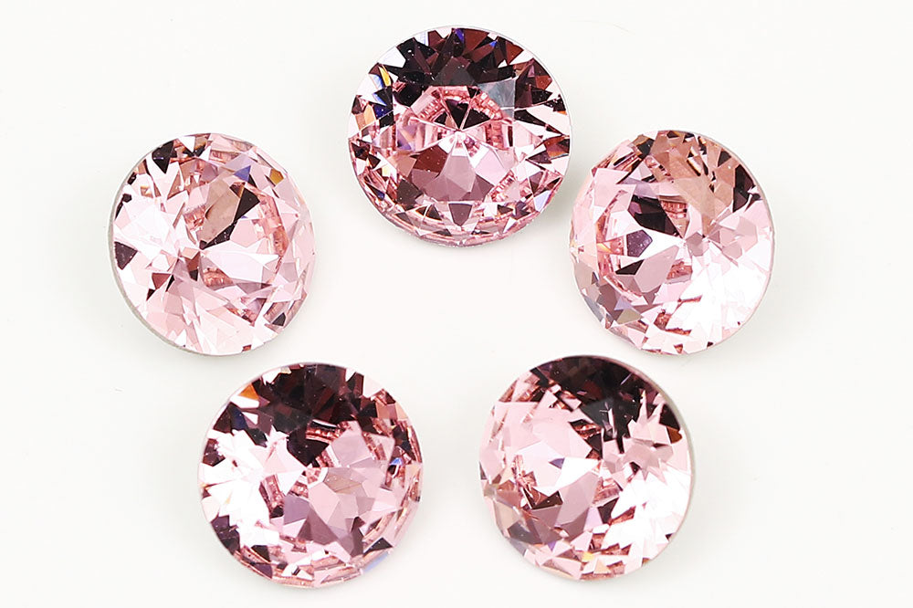 Galaxy Crystal Fancy Round Stone Rose Rhinestone Multi Size