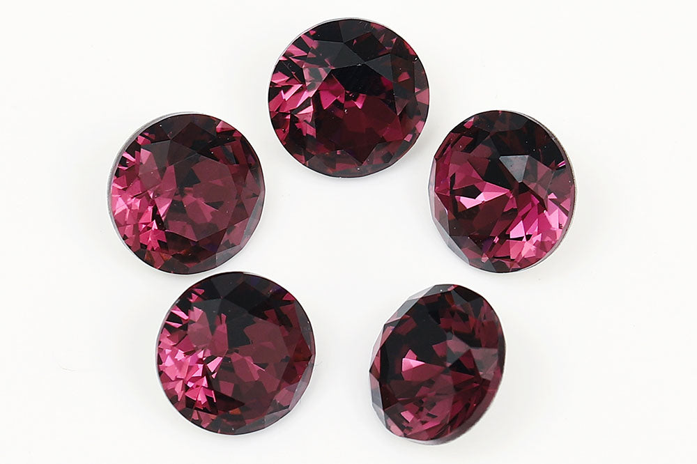 Galaxy Crystal Fancy Round Stone Amethyst Rhinestone Multi Size