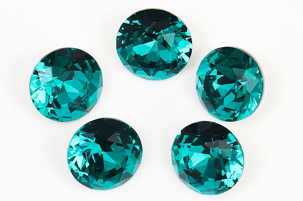 Galaxy Crystal Fancy Round Stone Blue Zircon Rhinestone Multi Size