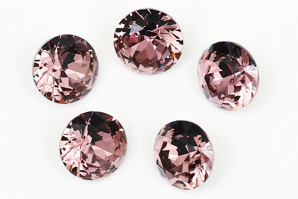 Galaxy Crystal Fancy Round Stone Lt.Amethyst Rhinestone Multi Size