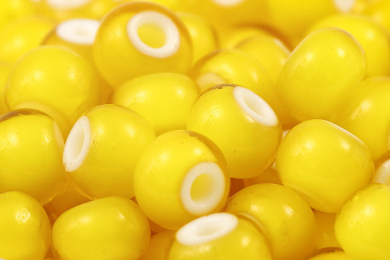 Preciosa Rocailles 33/0 Opaque Cornelian Yellow col.83701