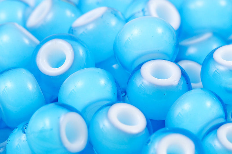 Preciosa Rocailles 8/0 Opaque Cornelian Aqua col.63715